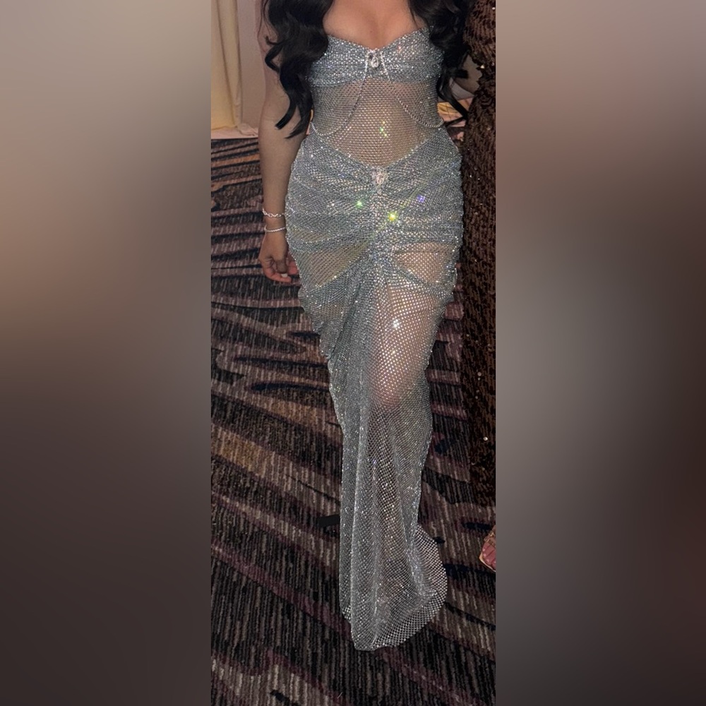Custom embellished gown